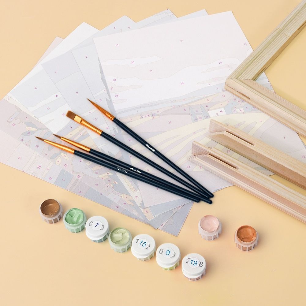 [PRE-ORDER] Mini Paint by Numbers 15x20cm (6 pieces) - Classic Tuscany
