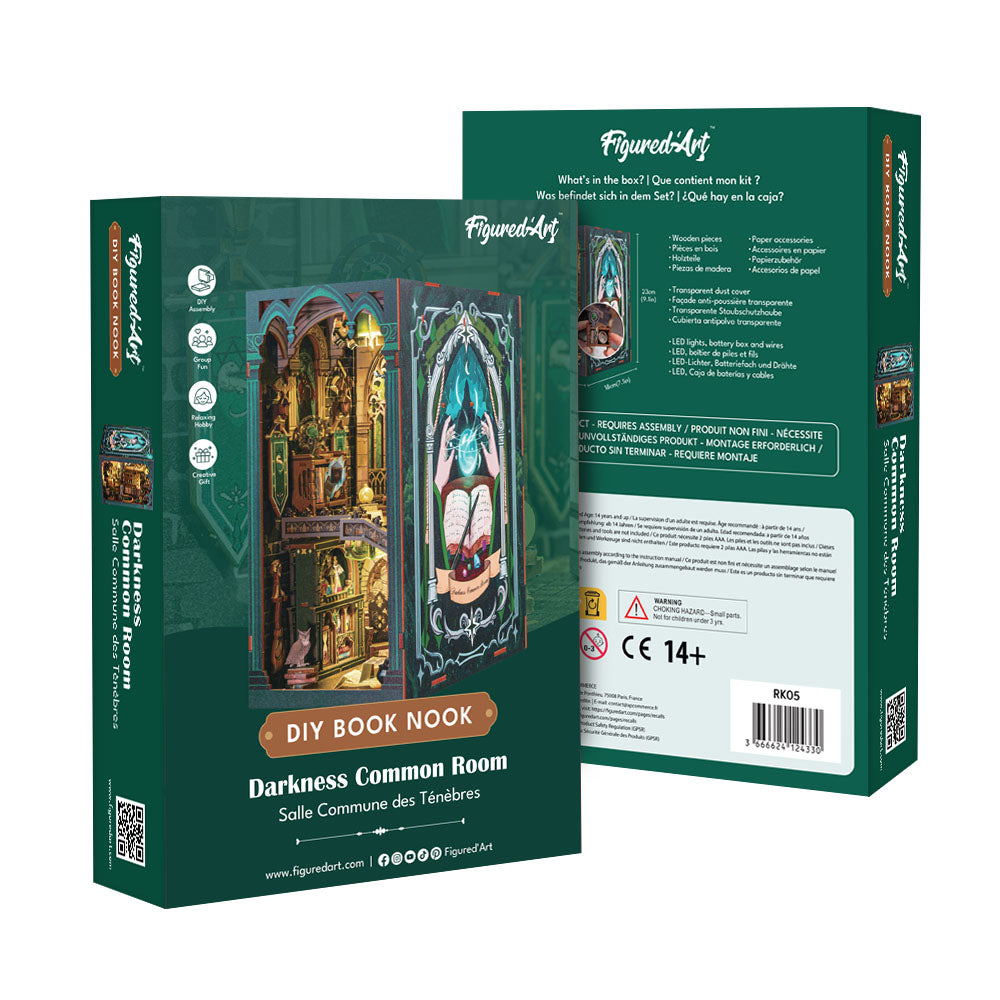 DIY Book Nook kit - Darkness Common Room