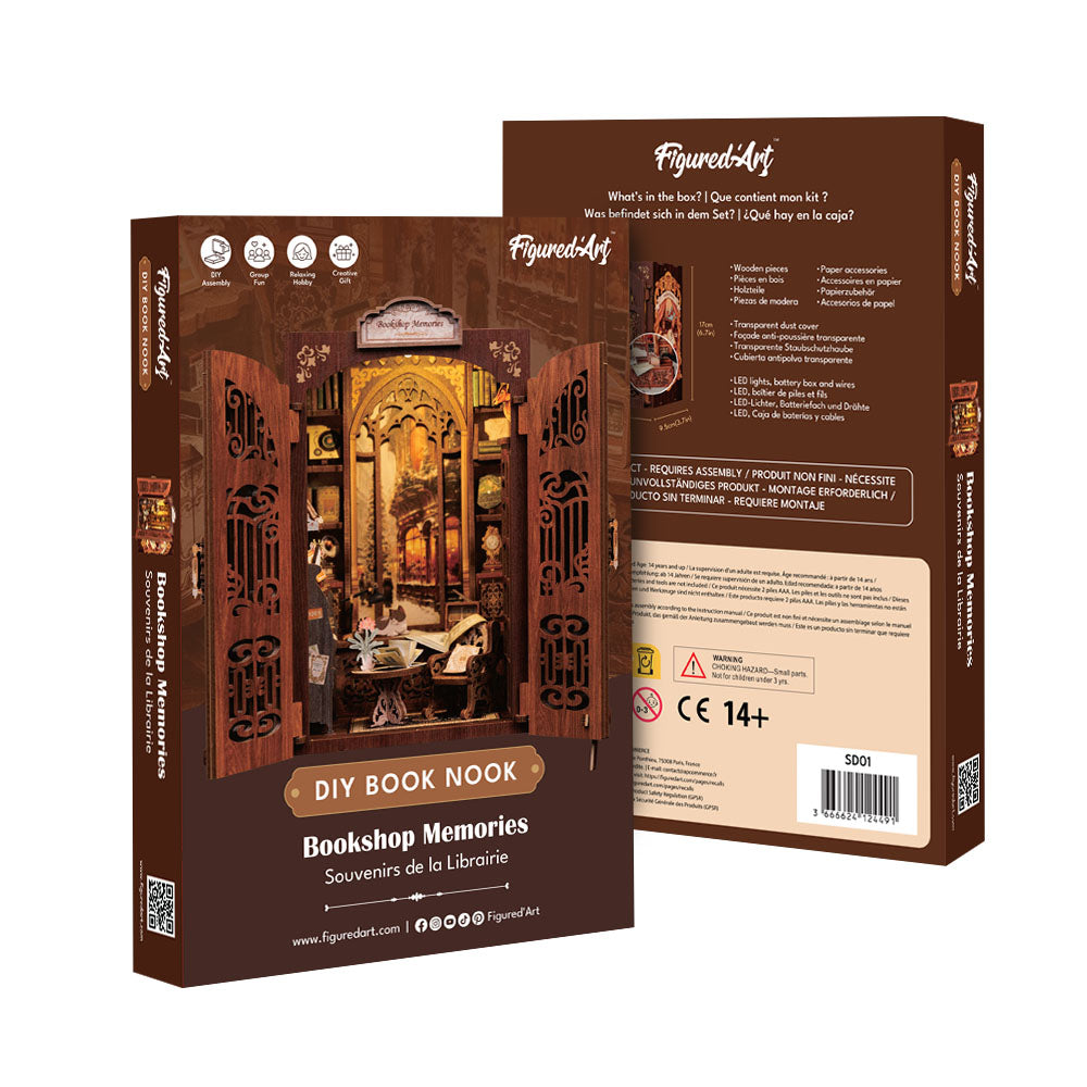 DIY Book Nook kit - Bookshop Memories