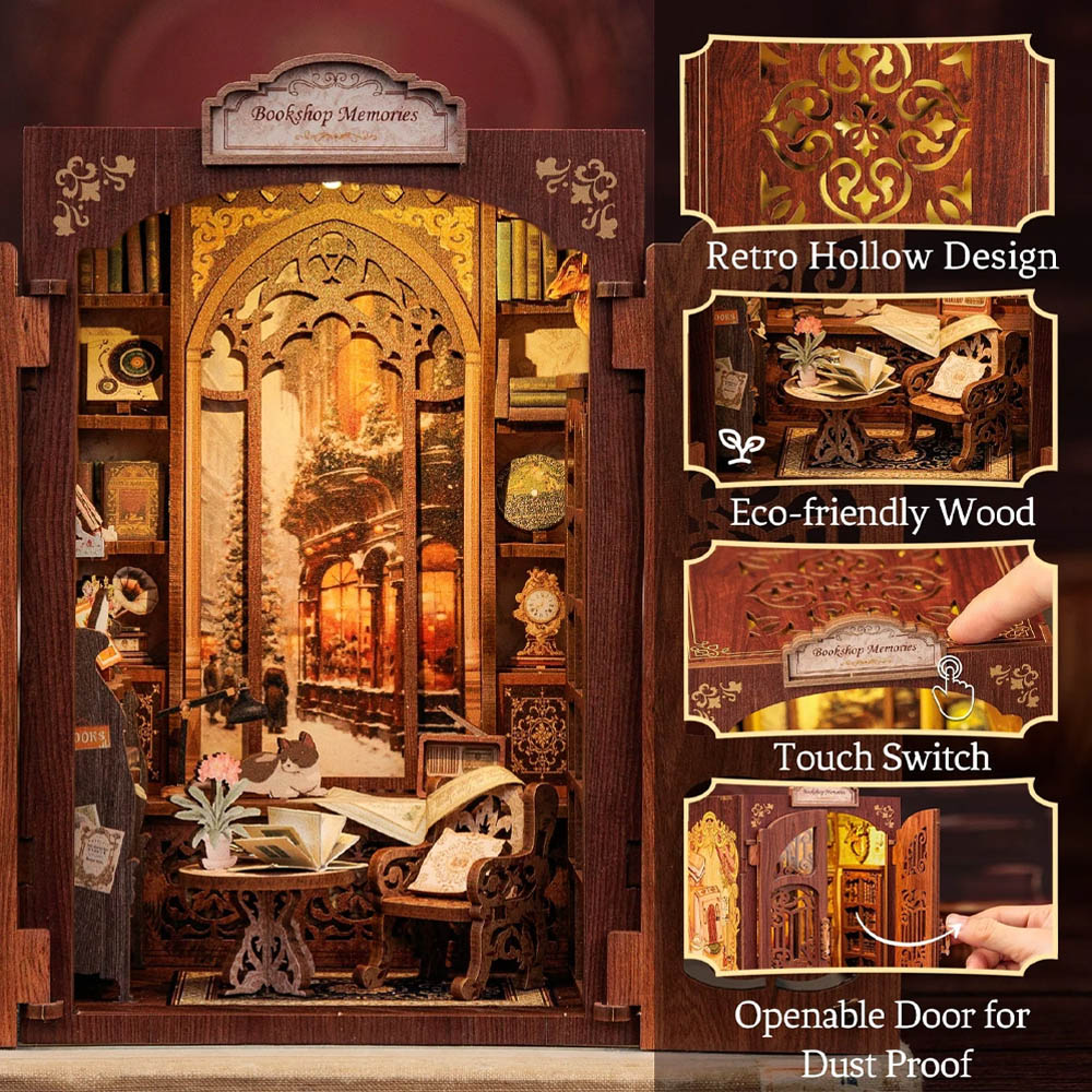 DIY Book Nook kit - Bookshop Memories