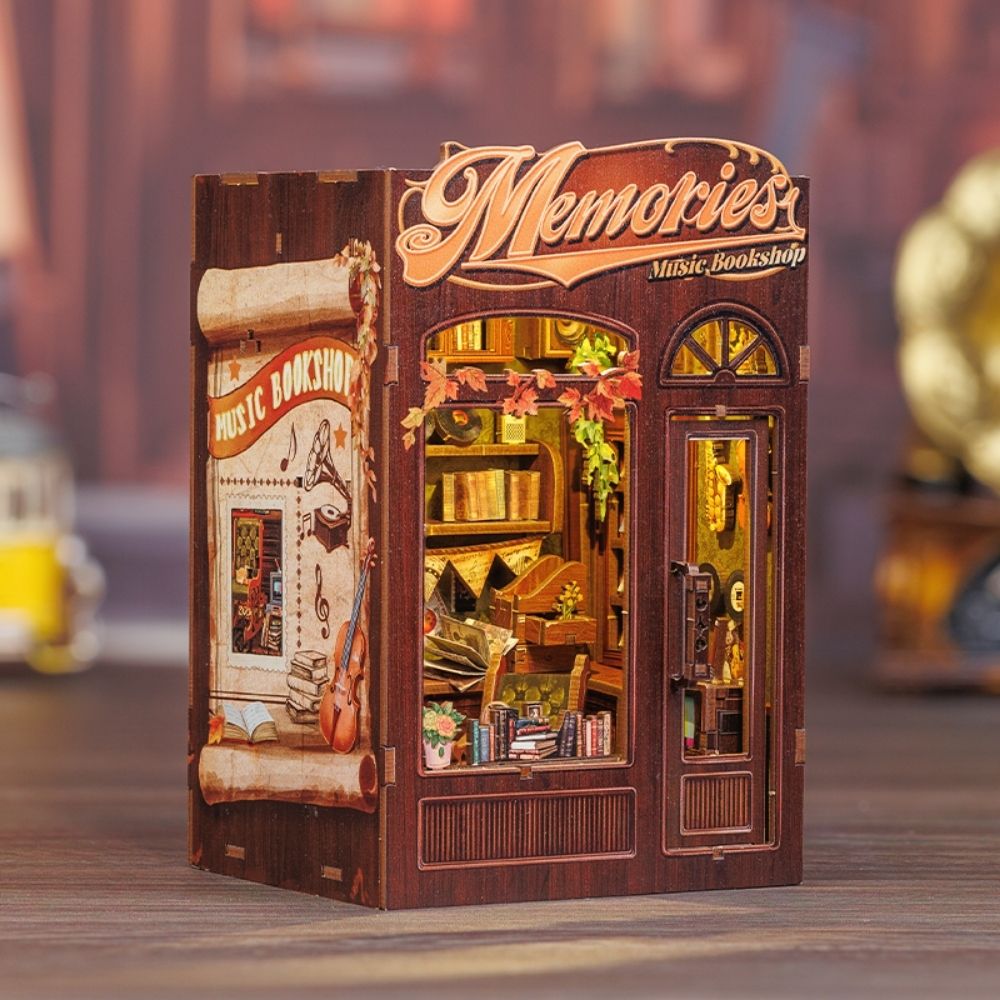 DIY Book Nook Kit - Memories Music Bookshop