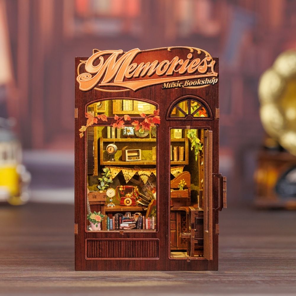 DIY Book Nook Kit - Memories Music Bookshop