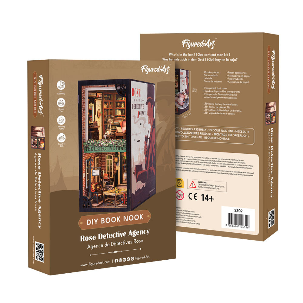 DIY Book Nook Kit - Rose Detective Agency