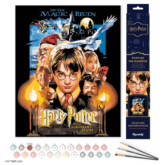 Paint by numbers kit for adults Harry Potter and the Sorcerer's Stone Poster Figured'Art UK