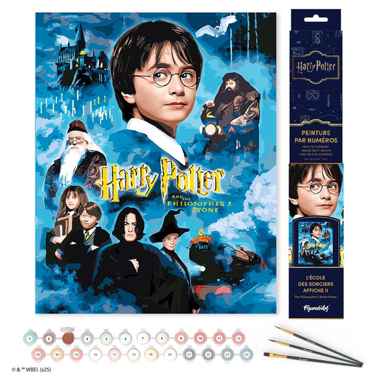 Paint by numbers kit for adults Harry Potter and the Philosopher's Stone Poster Figured'Art UK