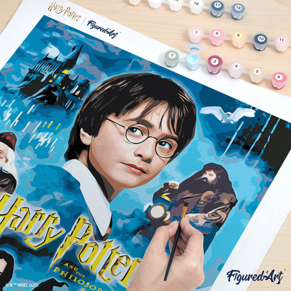 [PRE-ORDER] Paint by numbers Harry Potter and the Philosopher's Stone Poster - Rolled canvas