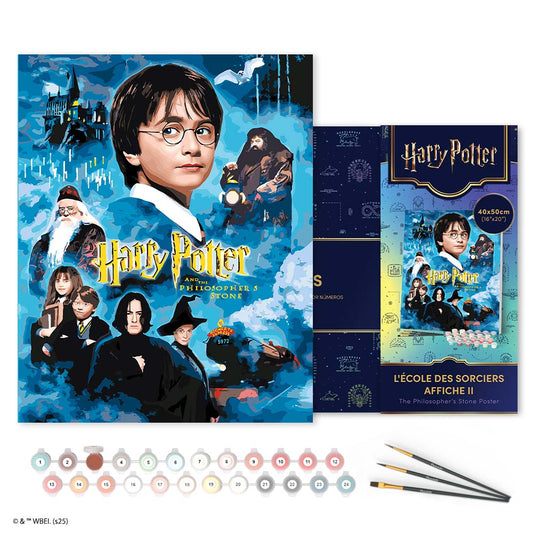 Paint by numbers kit for adults Harry Potter and the Philosopher's Stone Poster Figured'Art UK