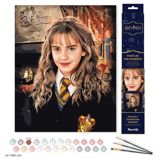 Paint by numbers kit for adults Harry Potter - Hermione Granger Portrait Figured'Art UK