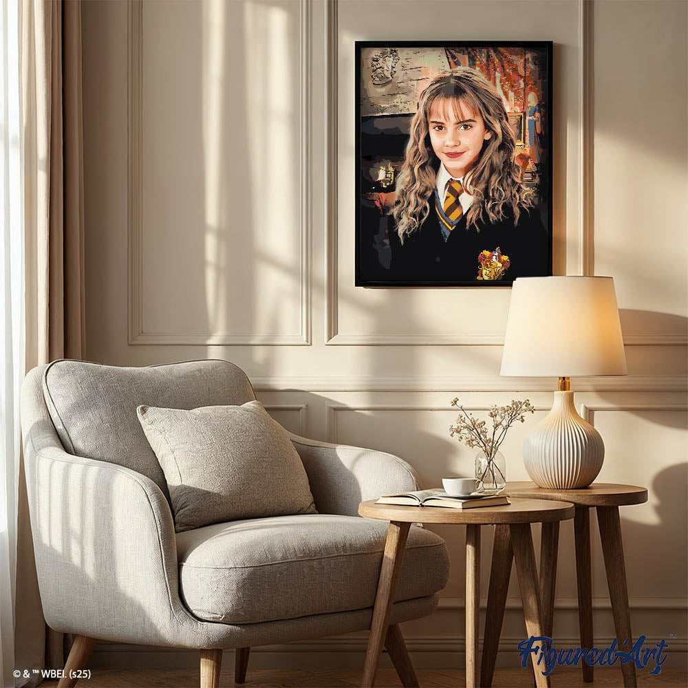 [PRE-ORDER] Paint by numbers Harry Potter - Hermione Granger Portrait - Framed canvas