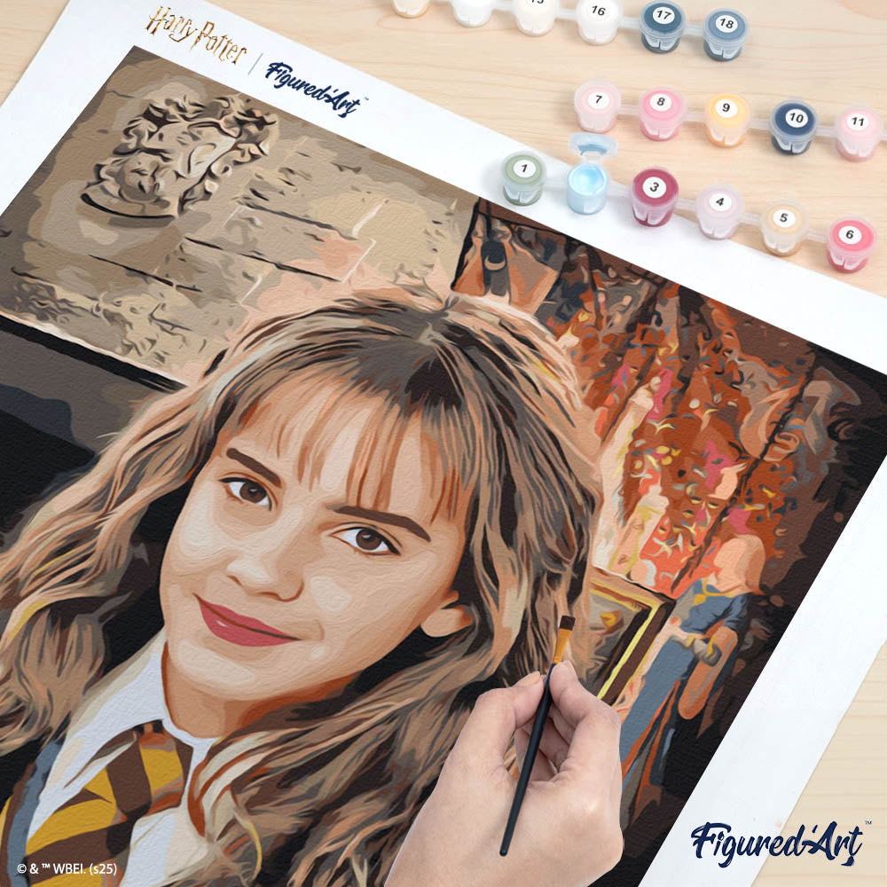 [PRE-ORDER] Paint by numbers Harry Potter - Hermione Granger Portrait - Rolled canvas