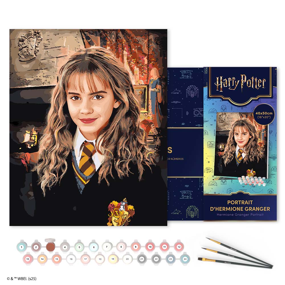 Paint by numbers kit for adults Harry Potter - Hermione Granger Portrait Figured'Art UK