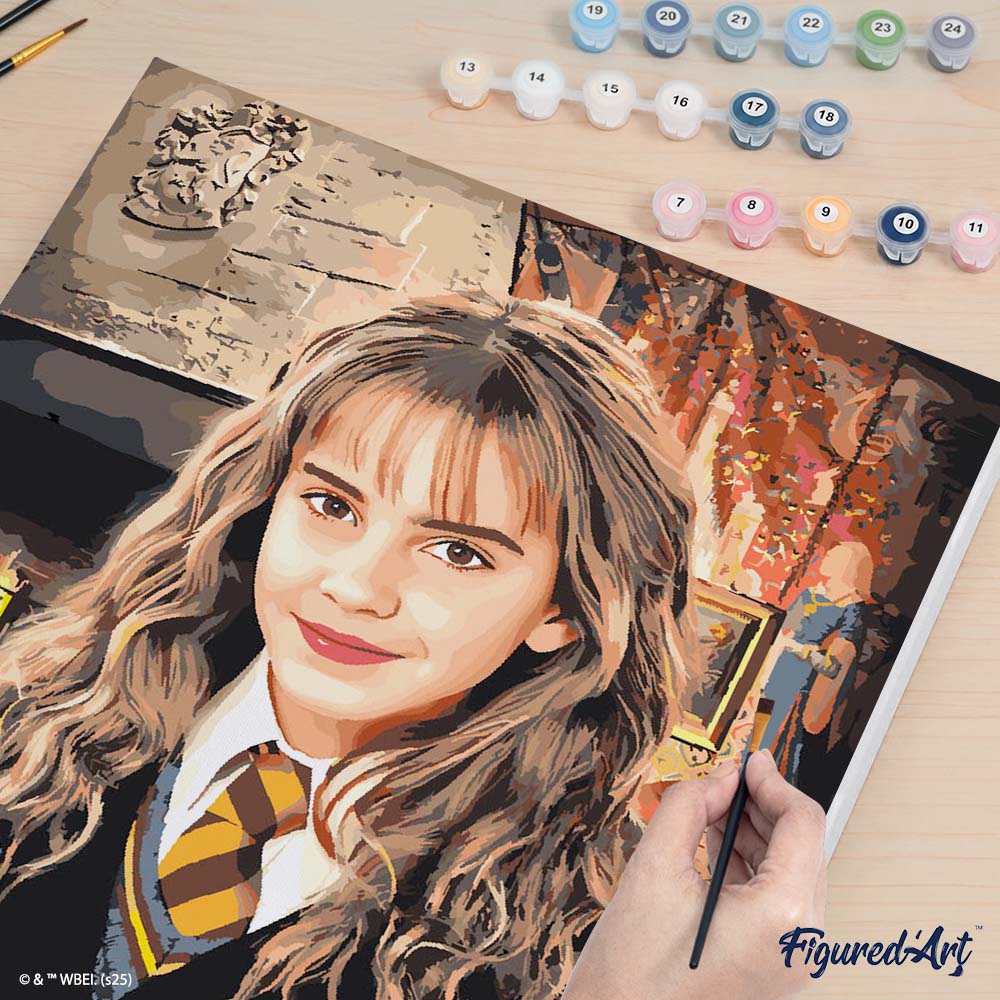 [PRE-ORDER] Paint by numbers Harry Potter - Hermione Granger Portrait - Framed canvas