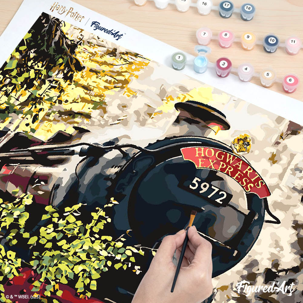 [PRE-ORDER] Paint by numbers Harry Potter - Hogwarts Express - Rolled canvas