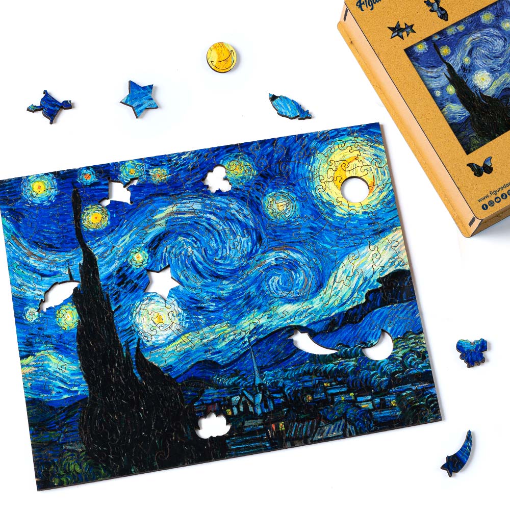 Wooden Puzzle - Van Gogh - Starry Night