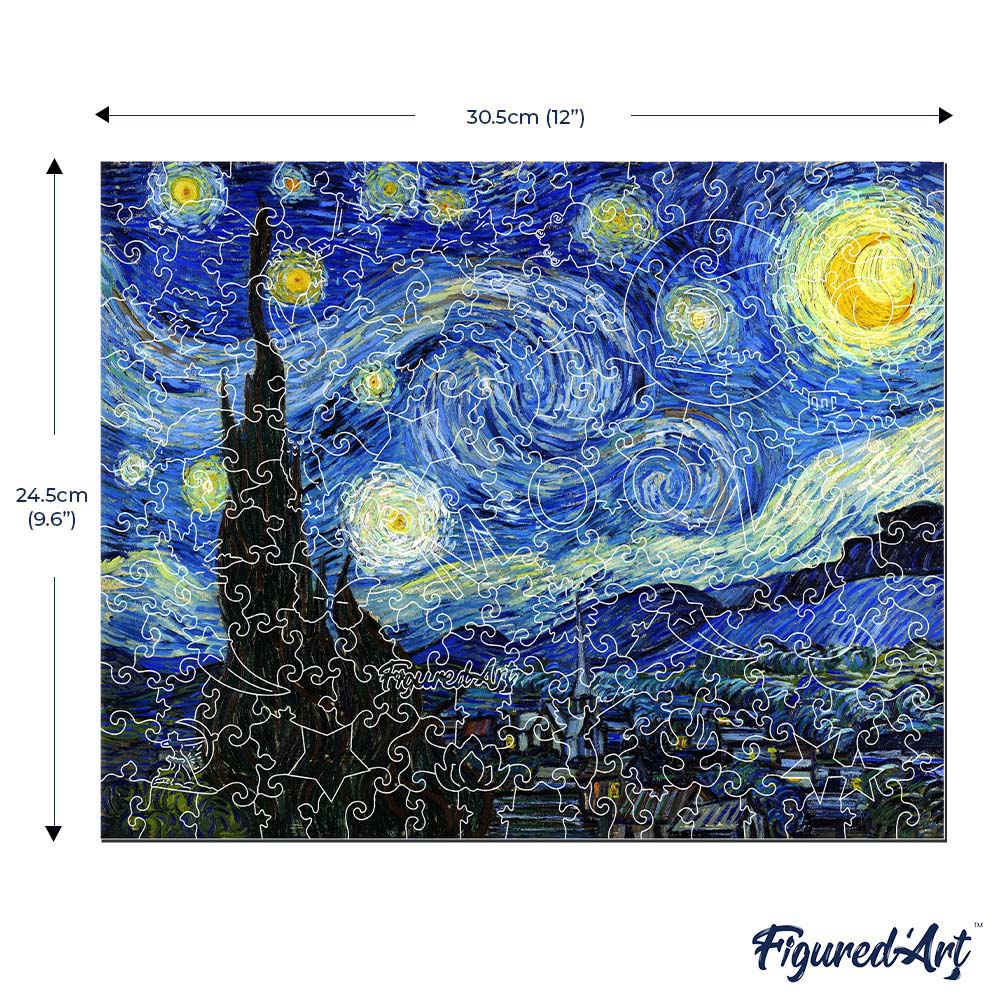 Wooden Puzzle - Van Gogh - Starry Night