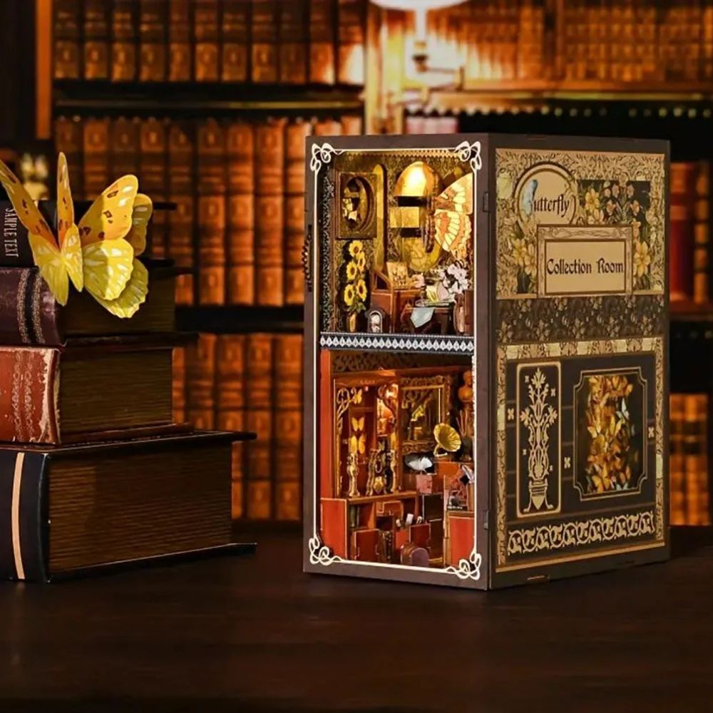 DIY Book Nook Kit - Butterfly Collection Room