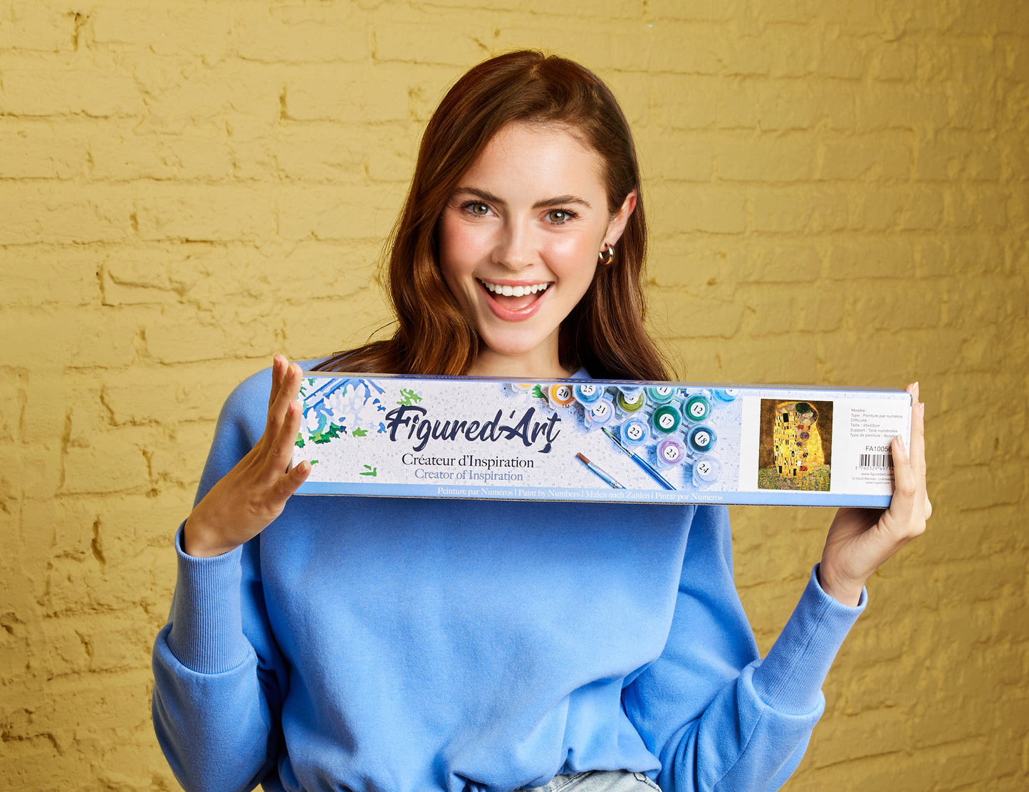 Paint by numbers The Kiss - Rolled canvas