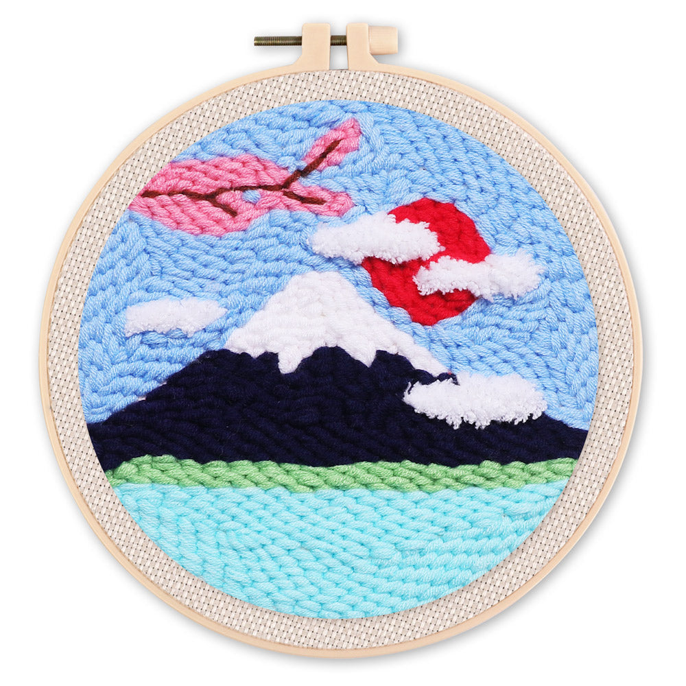 Punch Needle Kit - Mount Fuji
