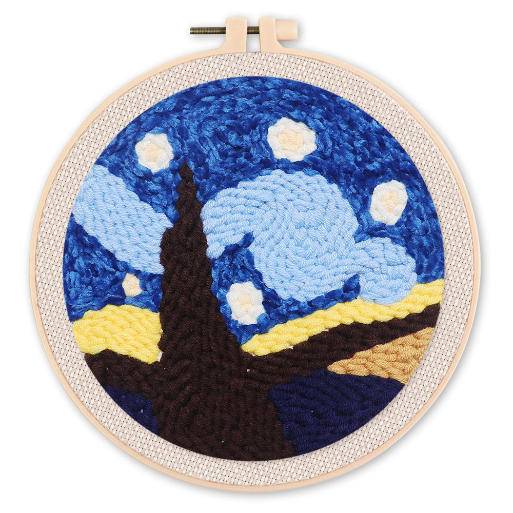 Punch Needle Kit - Beautiful Starry Night