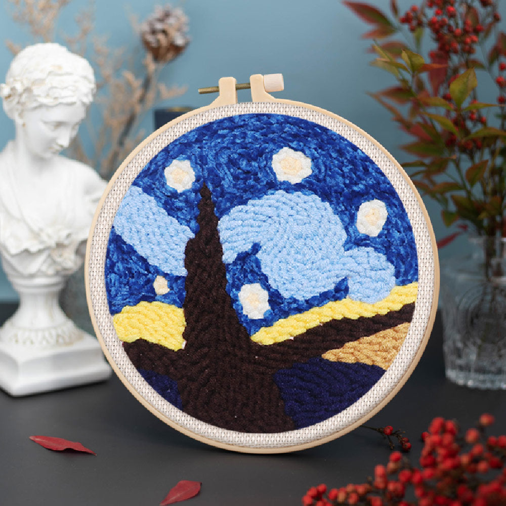 Punch Needle Kit - Beautiful Starry Night