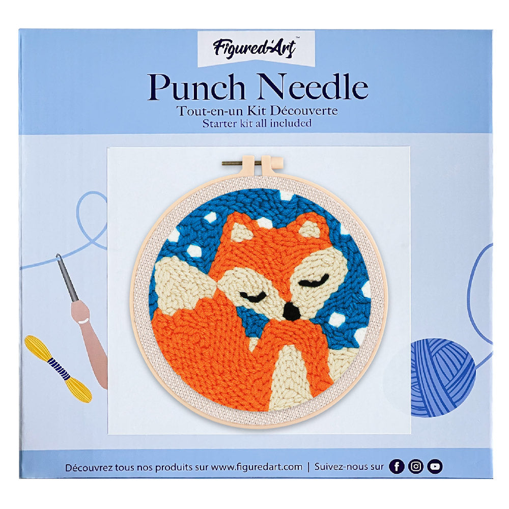 Punch Needle Kit - Fox in the Snow
