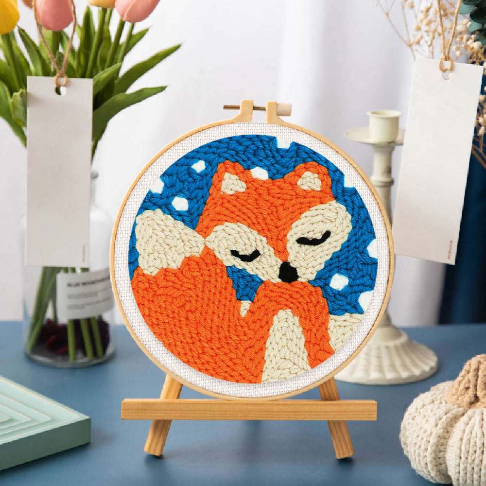 Punch Needle Kit - Fox in the Snow