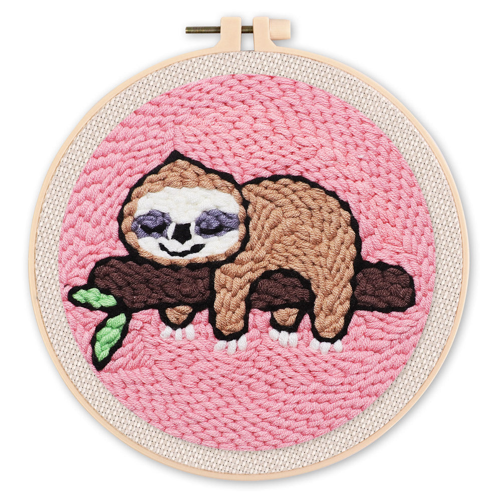 Punch Needle Kit - Sloth on a Branch