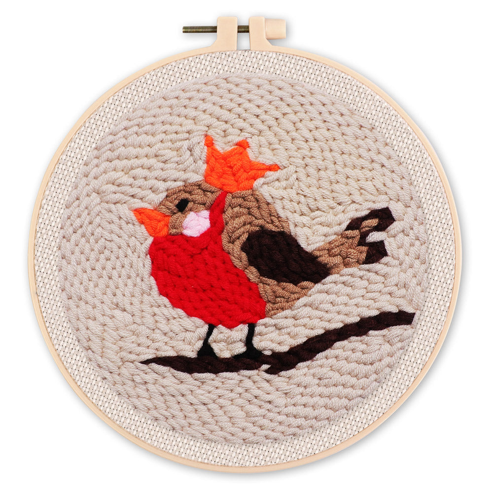 Punch Needle Kit - Red Robin