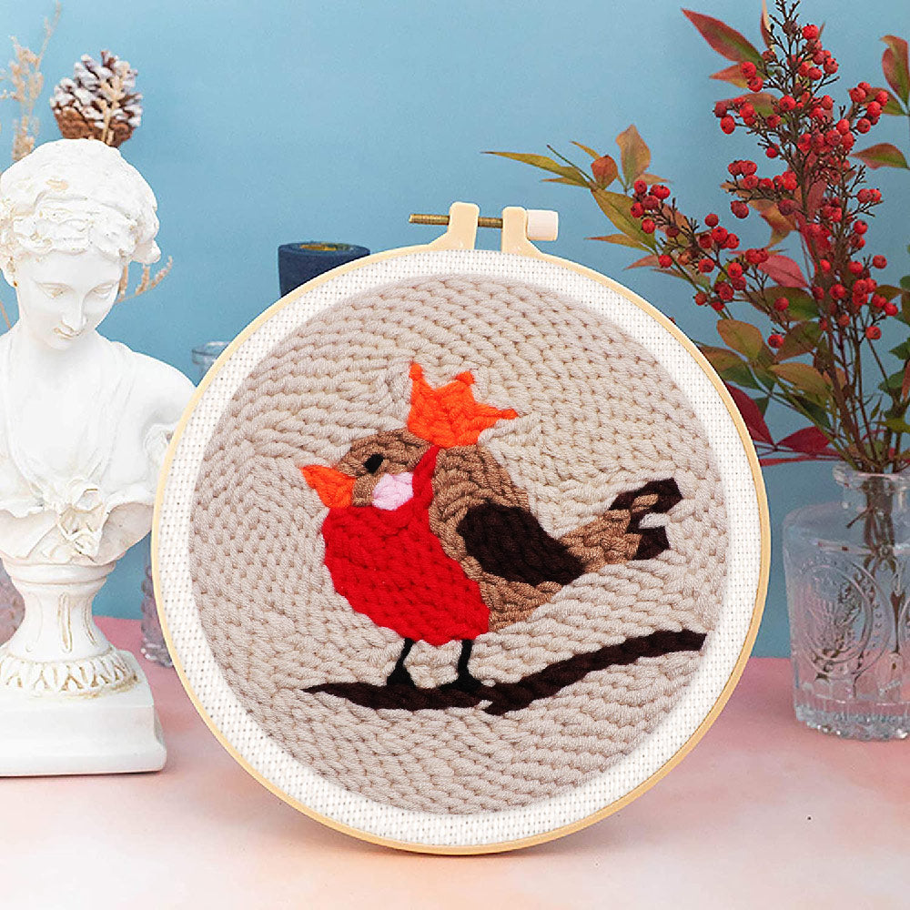 Punch Needle Kit - Red Robin
