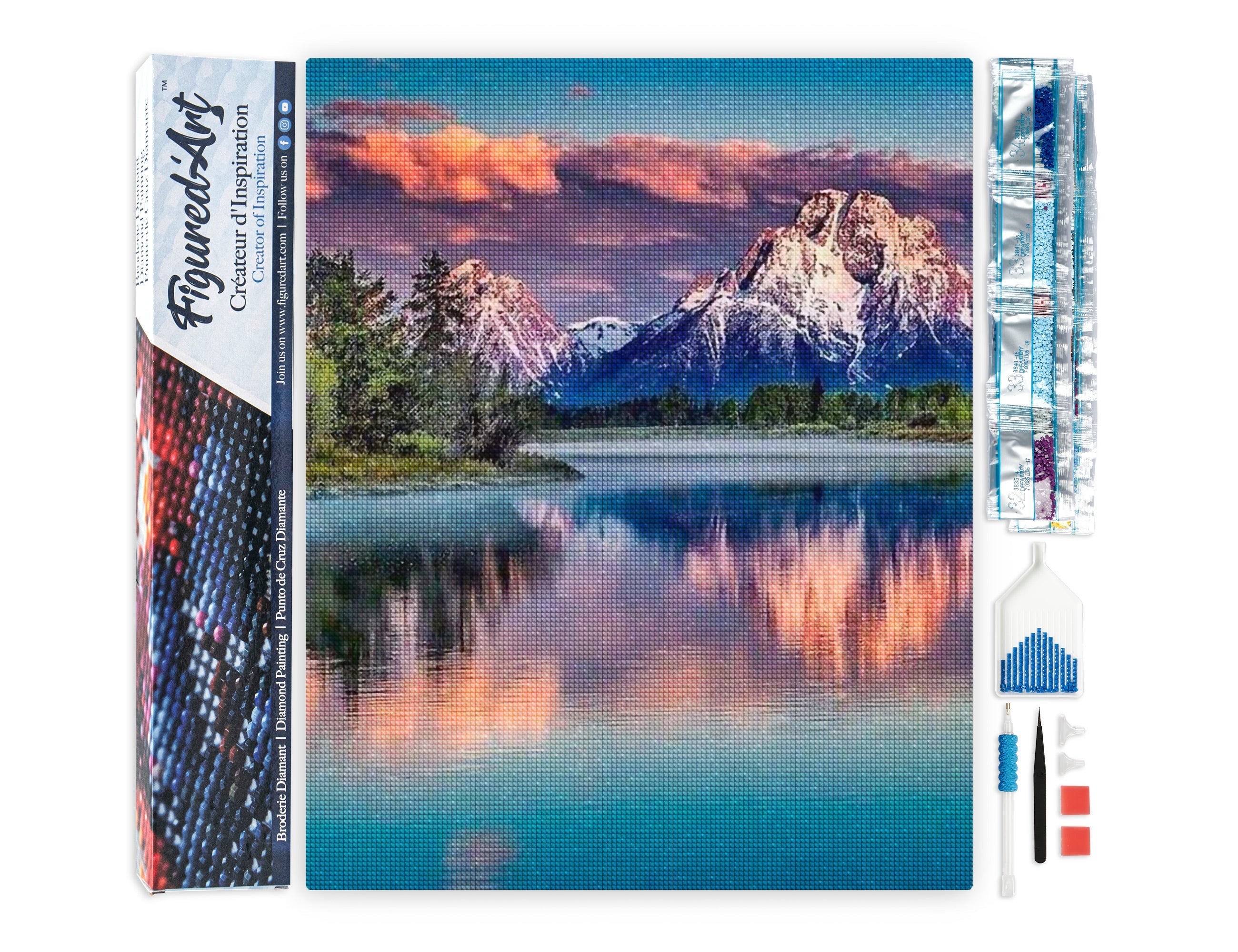 Diamond painting - rolled canvas - B2B price – Figured'Art UK - B2B