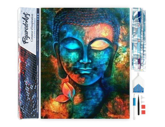 Diamond Painting - Buddha Relaxing - 40x50cm Rolled canvas