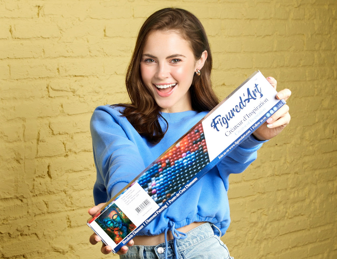 Diamond Painting - Buddha Relaxing - 40x50cm Rolled canvas