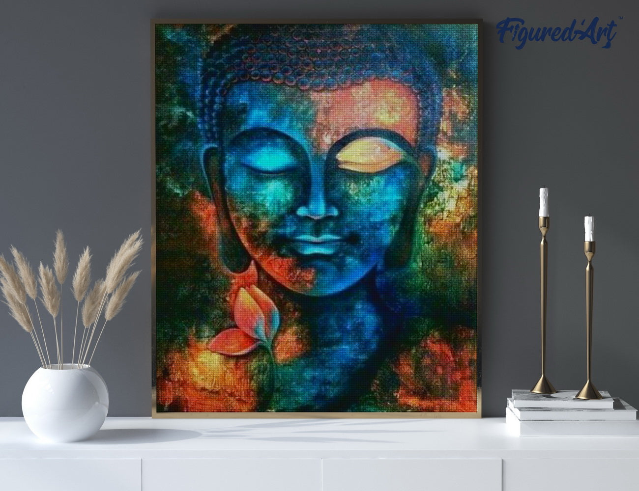 Diamond Painting - Buddha Relaxing - 40x50cm Rolled canvas