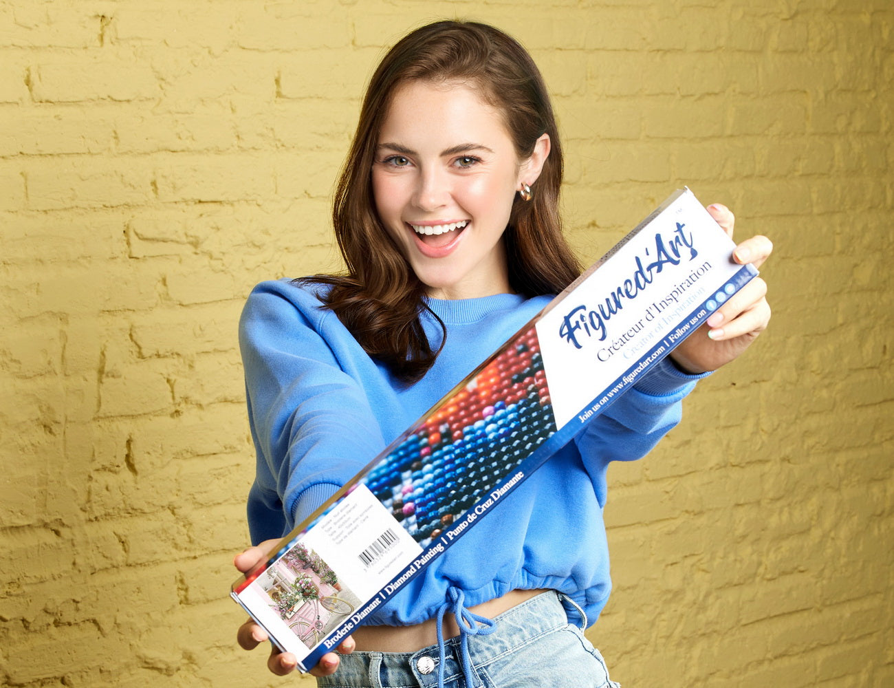 Diamond Painting - Pink Bicycle - 40x50cm Rolled canvas