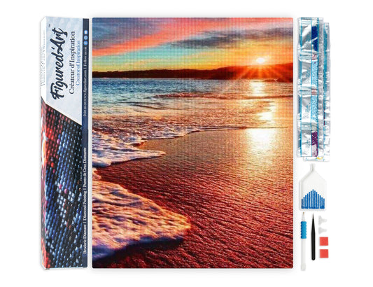Diamond Painting - Sea Foam - 40x50cm Rolled canvas
