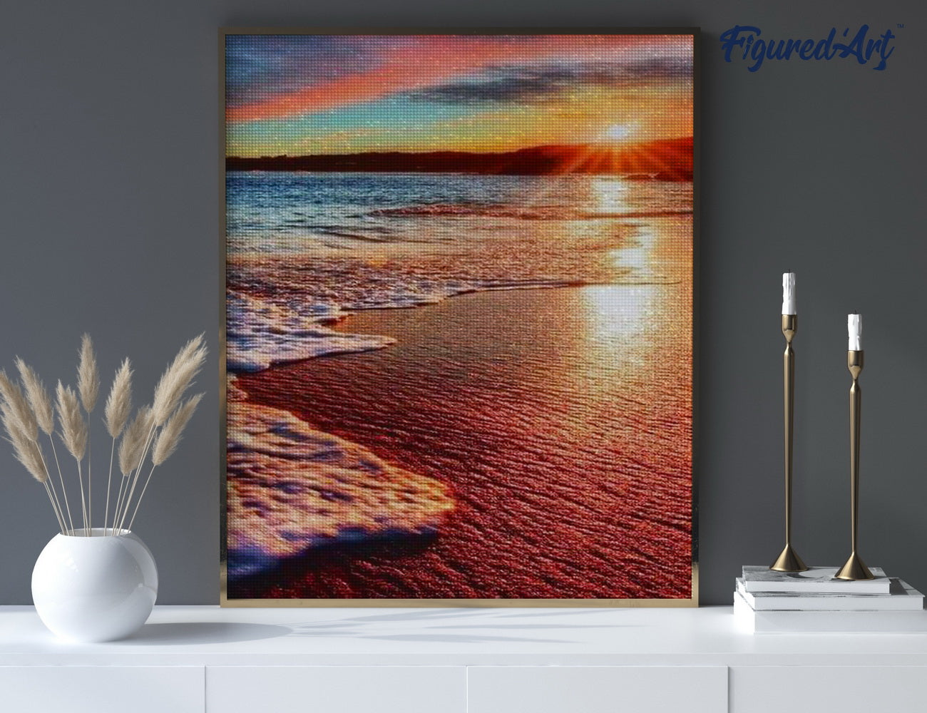 Diamond Painting - Sea Foam - 40x50cm Rolled canvas