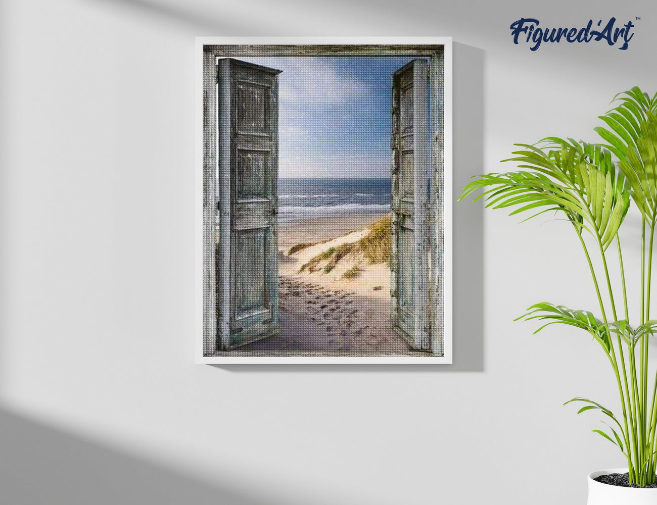 Diamond Painting - Gateway to the Beach - 40x50cm Rolled canvas