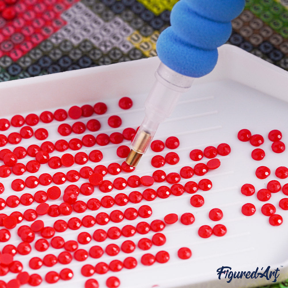 Mini Diamond Painting 25x25cm - Sparkling Butterfly - Framed canvas