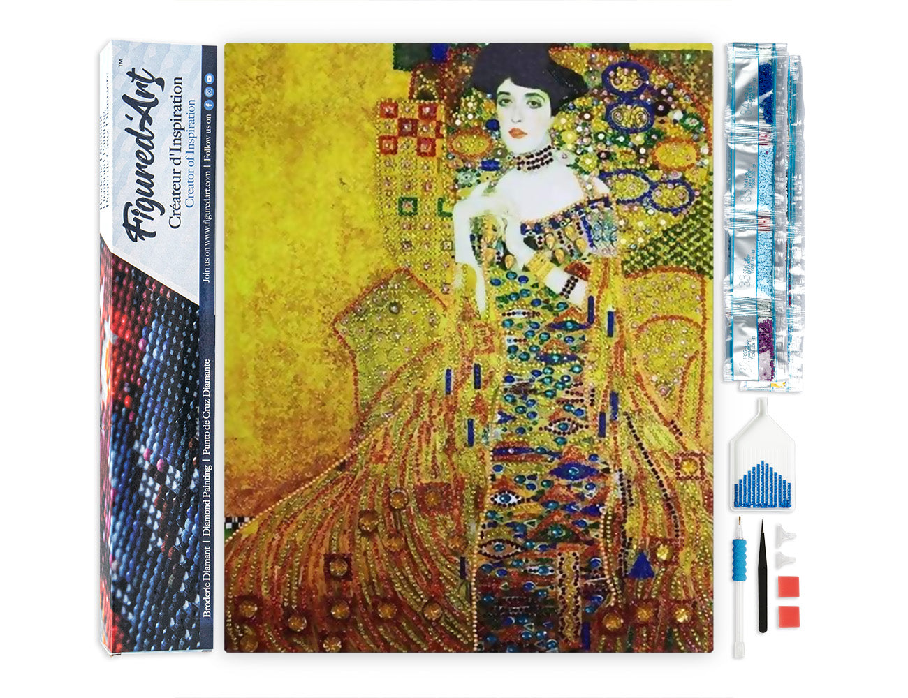 Diamond Painting - Ms. Bauer Klimt - 40x50cm Rolled canvas