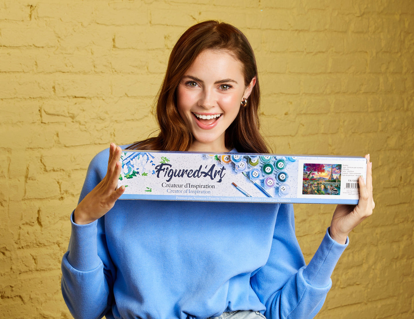 Paint by numbers Dinner By The Seine - Rolled canvas