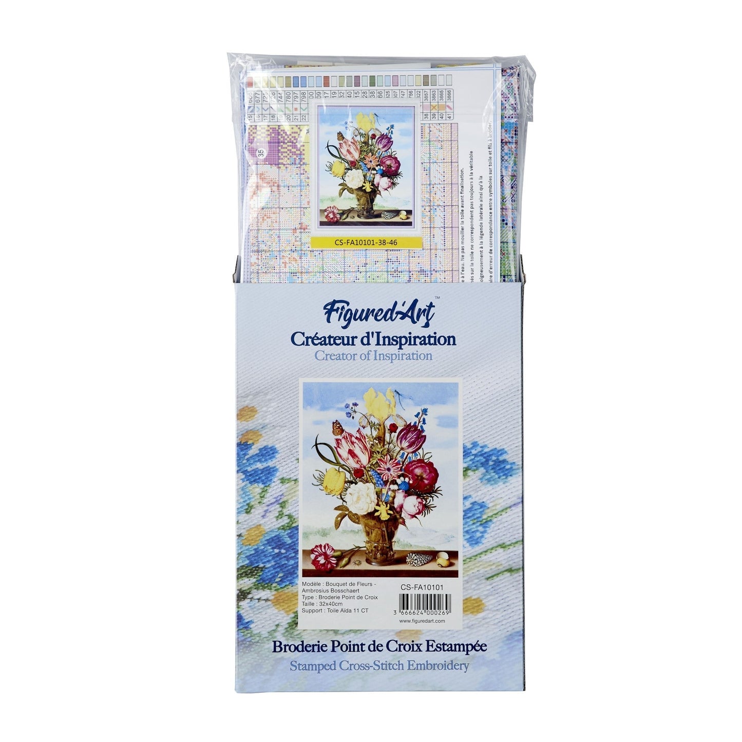 Stamped Cross Stitch Kit - 4 Seasons Tree