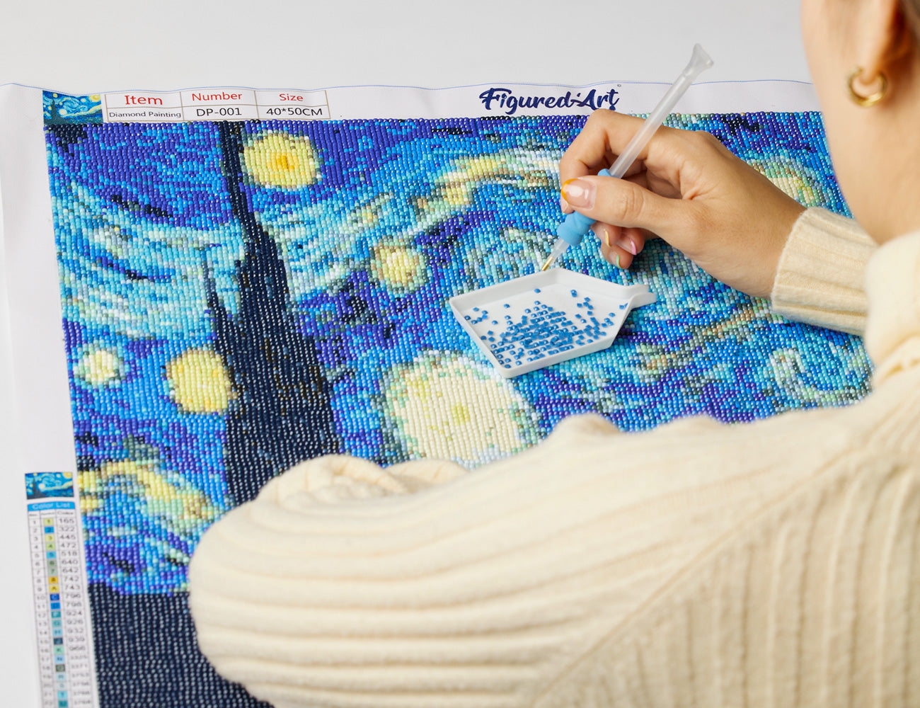 Diamond Painting - Ms. Bauer Klimt - 40x50cm Rolled canvas