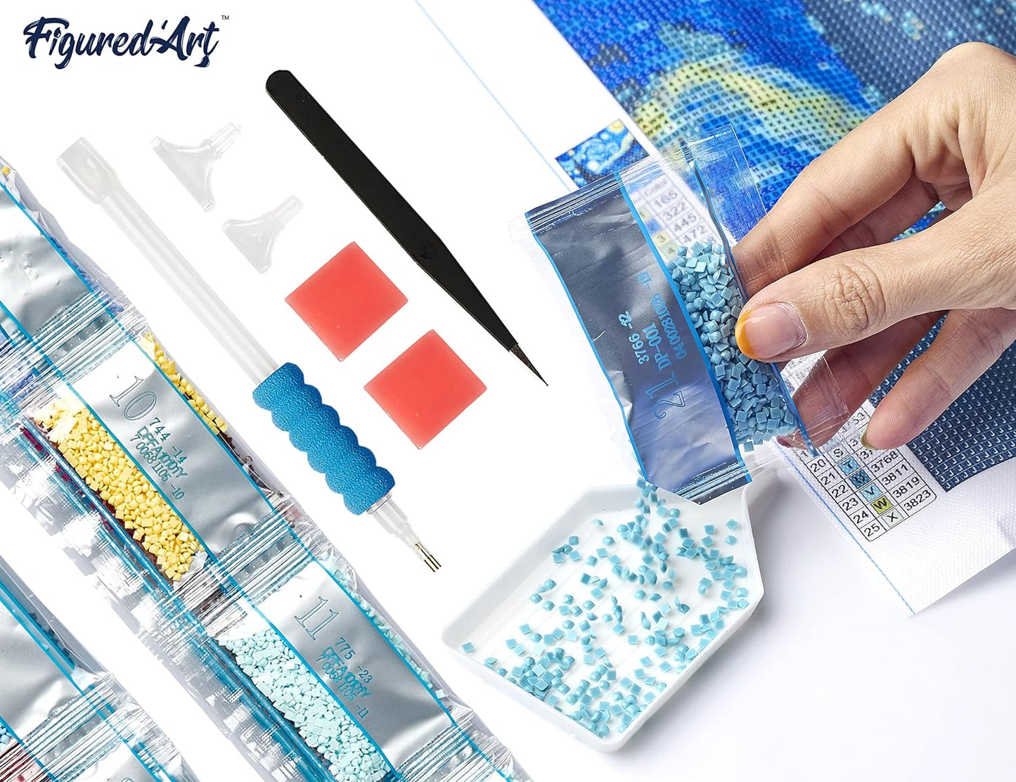 Diamond Painting - Travel Poster Paris 2 - 40x50cm Rolled canvas