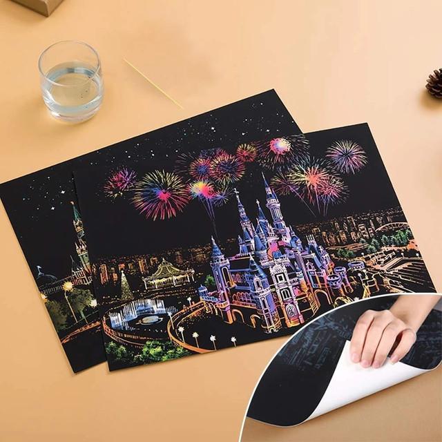 Scratch Painting - Dream Castle