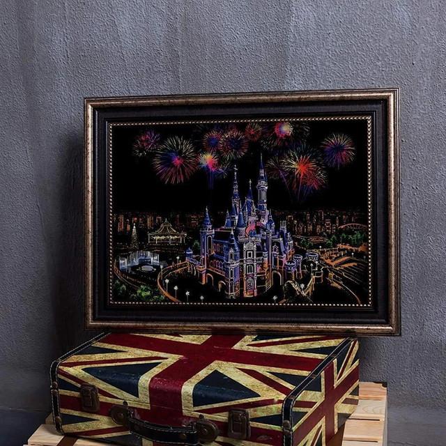 Scratch Painting - Holland Tulips