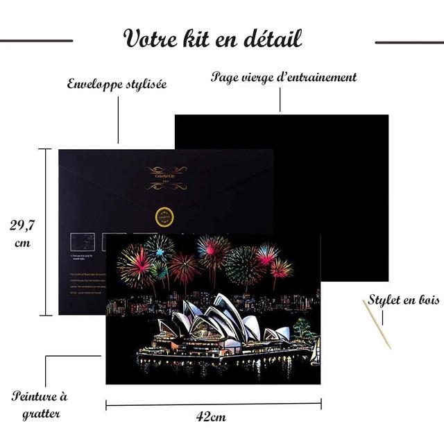 Scratch Painting - Holland Tulips