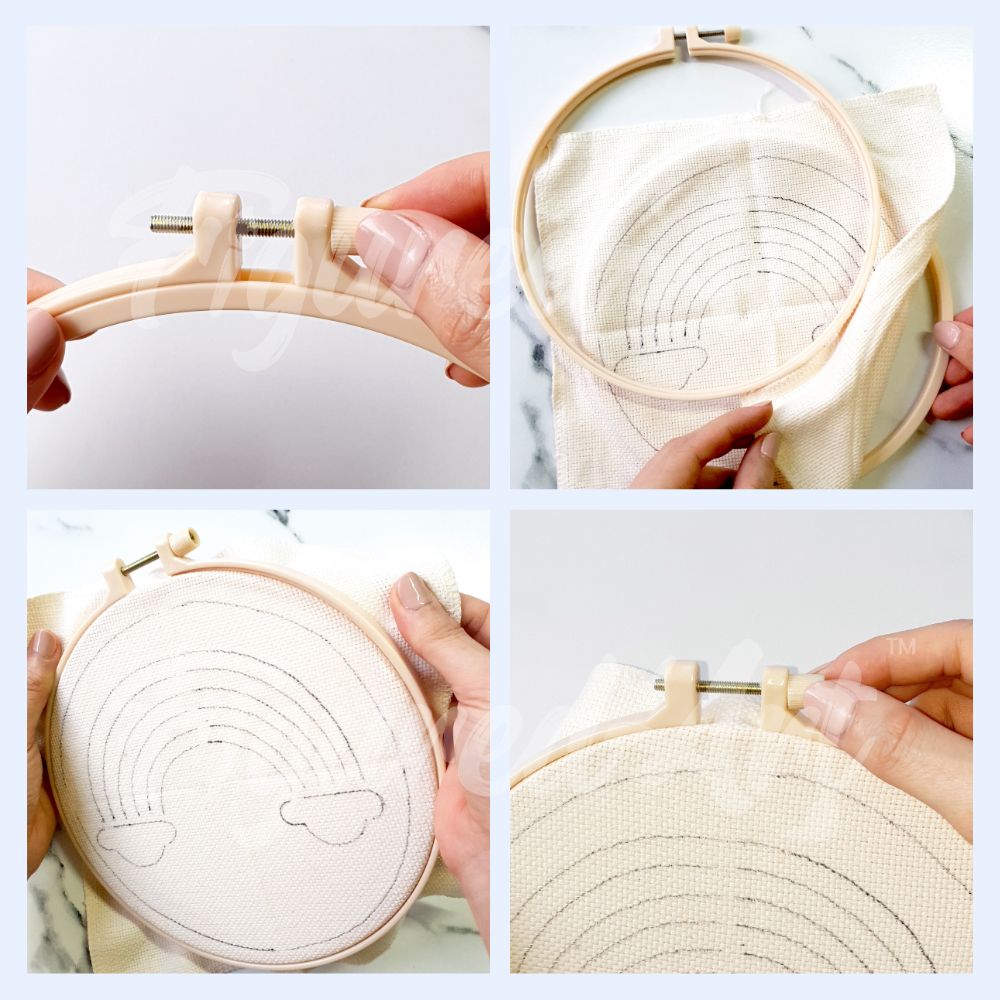 Punch Needle Kit - A Spread of White Flowers