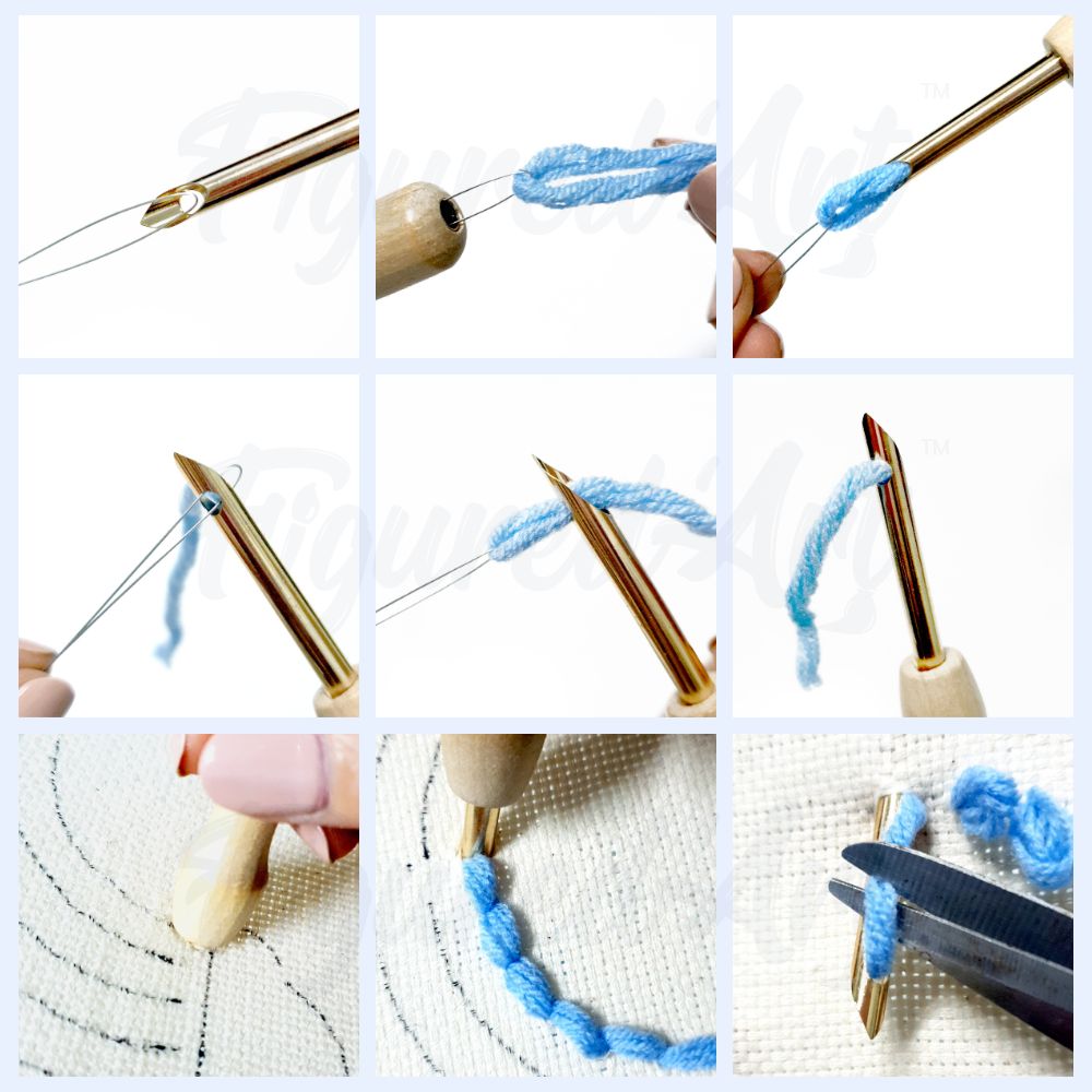 Punch Needle Kit - Rainbow